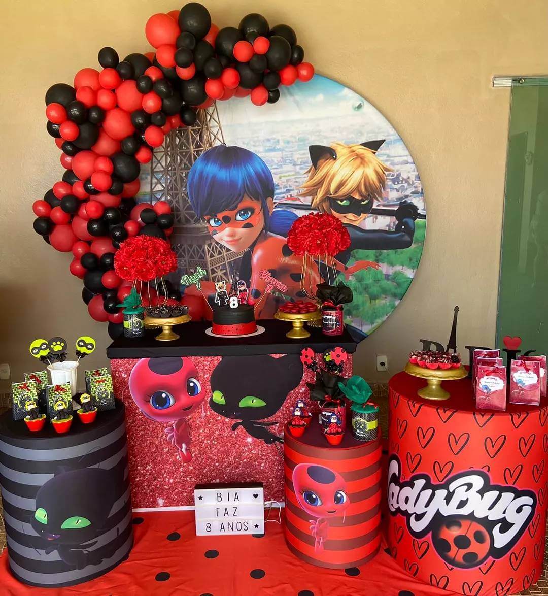 Festa Ladybug: +76 Inspirações para Decorar sua Festa Miraculous