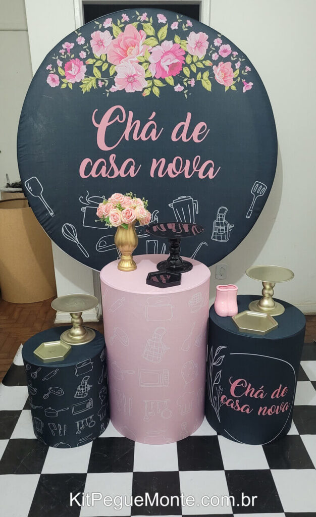 Decoração de chá de panela